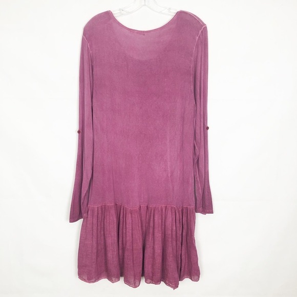 Stonewash Women's Ruffle Dress Size Medium - Picture 5 of 9